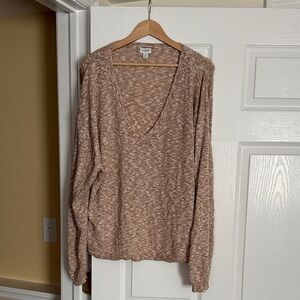 J. Crew Factory V Neck Beach Sweater XL